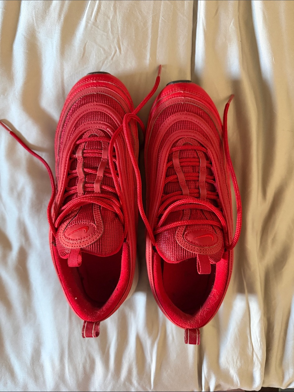 Nike Red Women's Air Max Style Sneakers